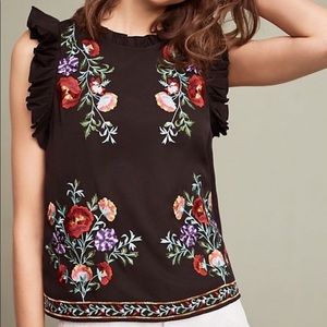 [NWOT]Anthropologie Maeve Embroidery Top